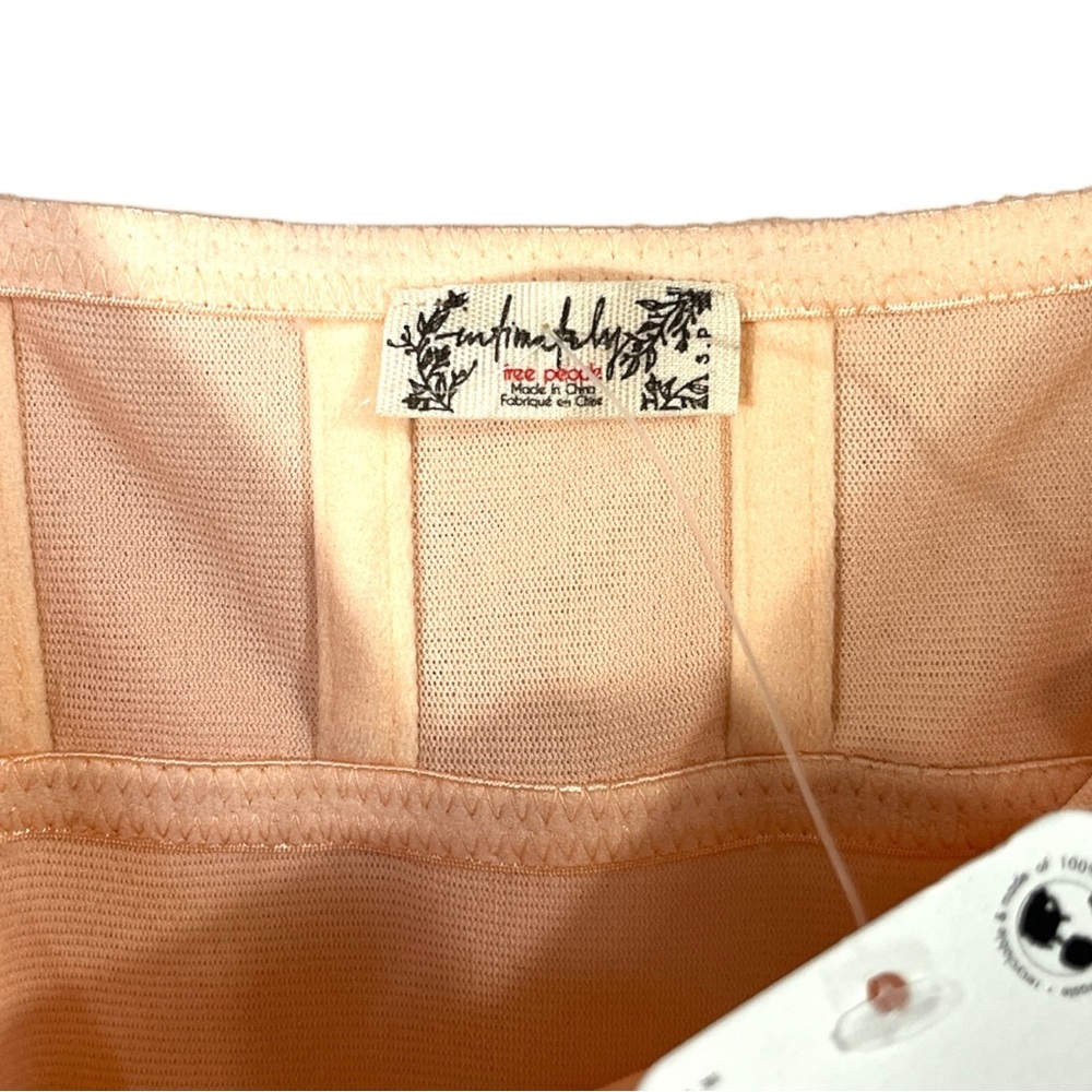 NWT Free People Intimately Got Glam Mesh Slip Dress size Small in Pale Peach - Picture 7 of 10